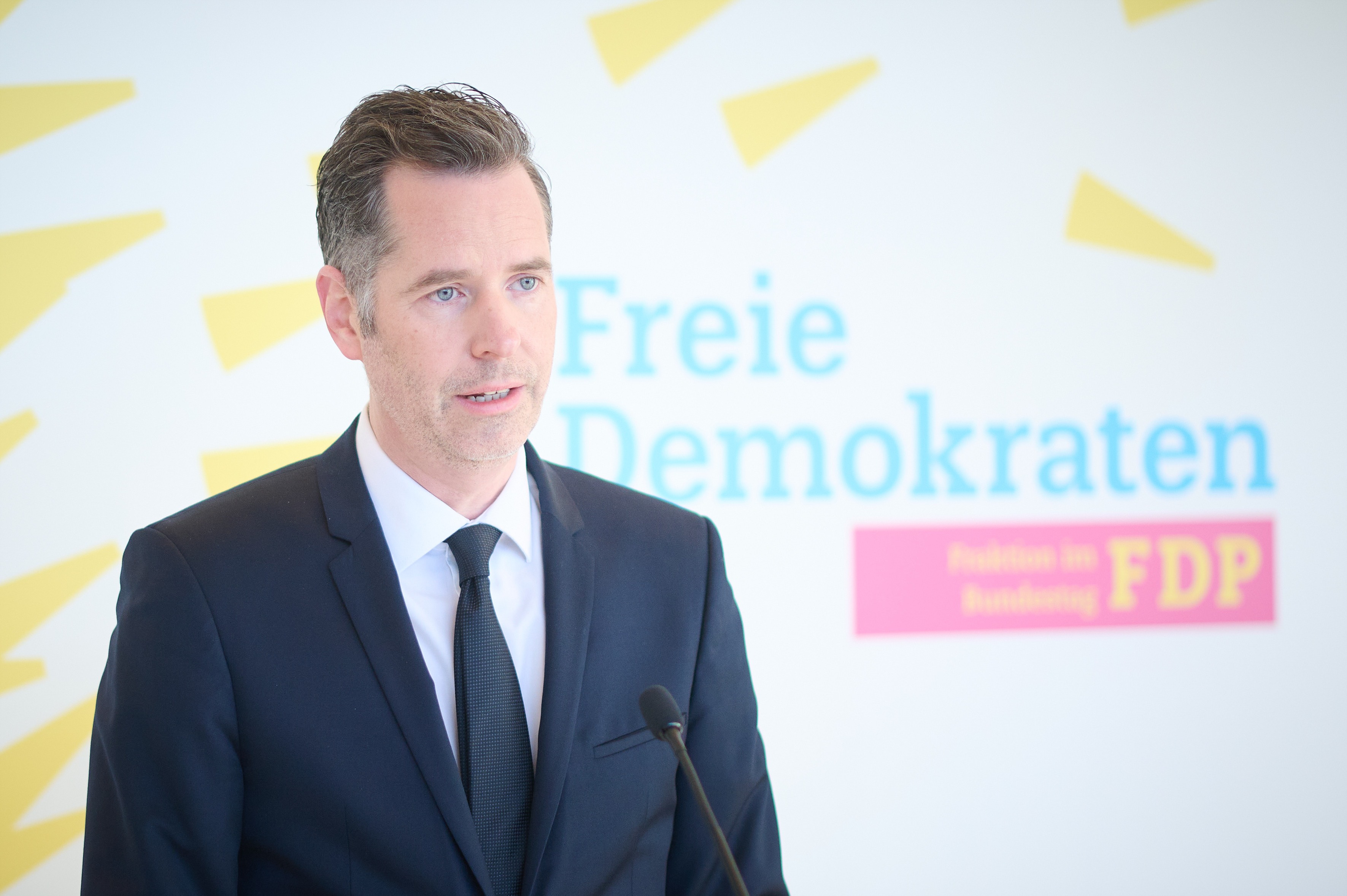 Pressekonferenzen mit Christian Dürr im Bundestag