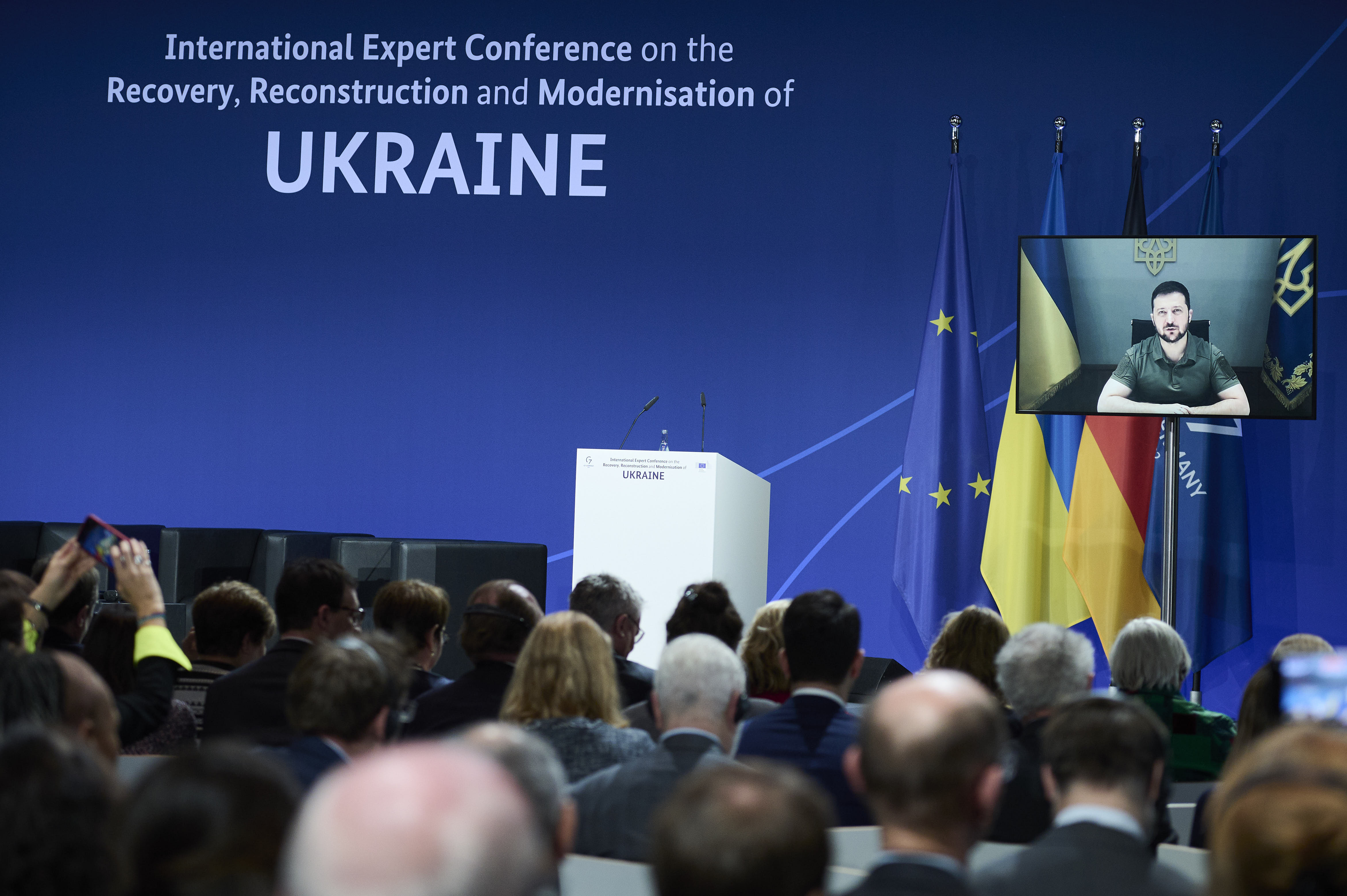 Internationale Expertenkonferenz zum Wiederaufbau der Ukraine in Berlin