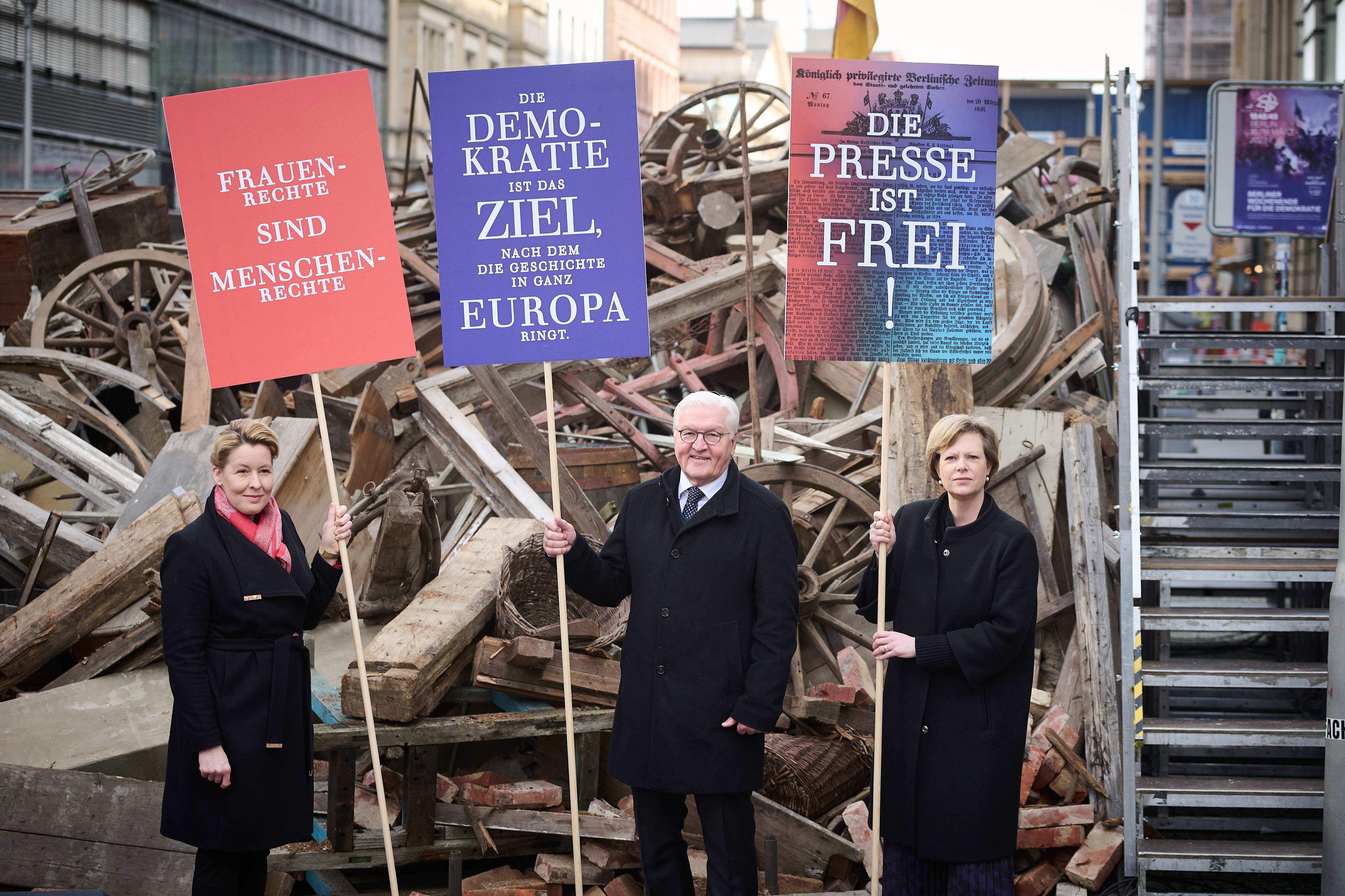 Eröffnung des Berliner Wochenendes für die Demokratie anlässlich 175 Jahre Märzrevolution