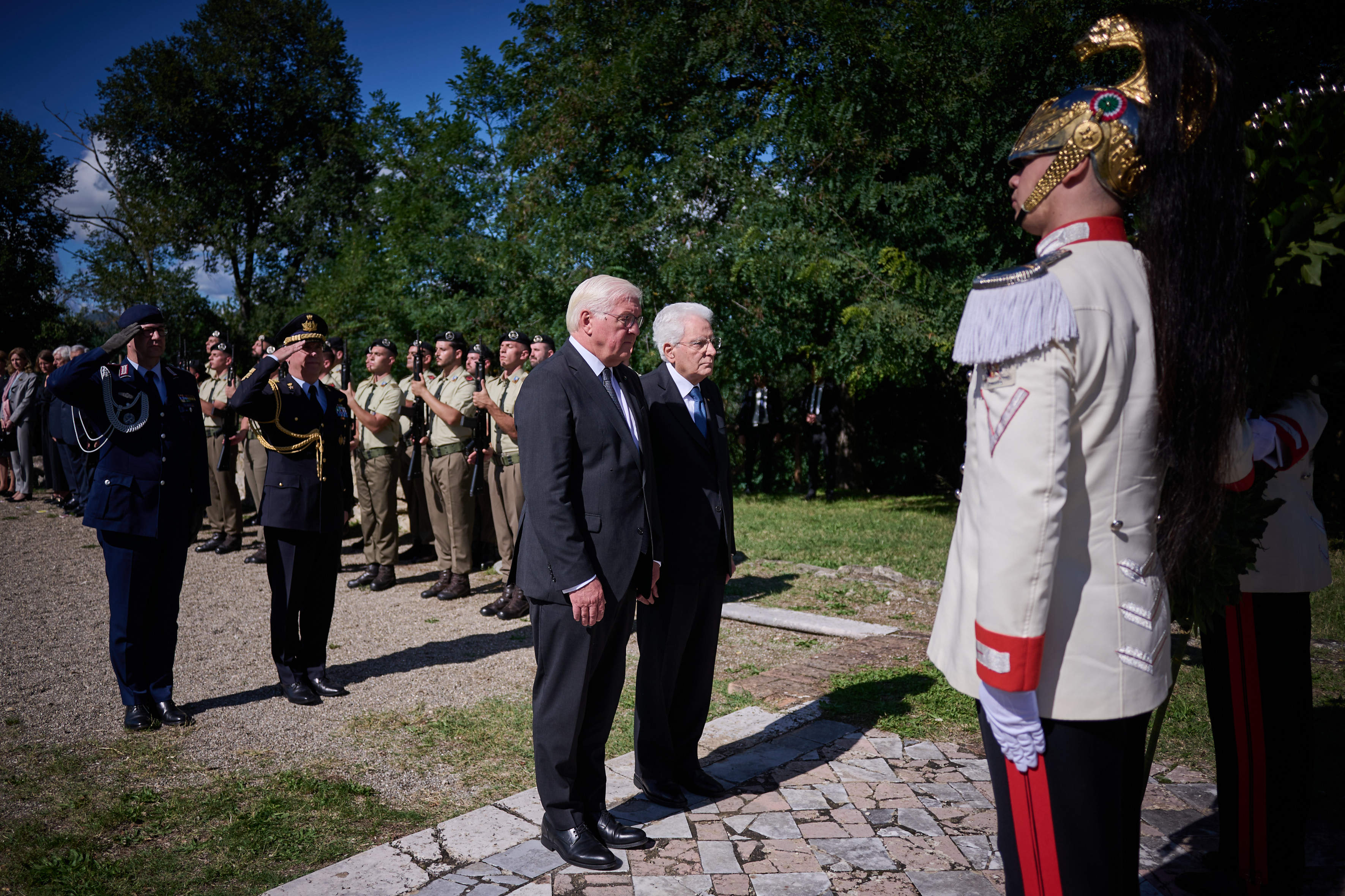 Italien, Bundespräsident Steinmeier reist zur Gedenkveranstaltung zum 80. Jahrestag des Massakers von Monte Sole