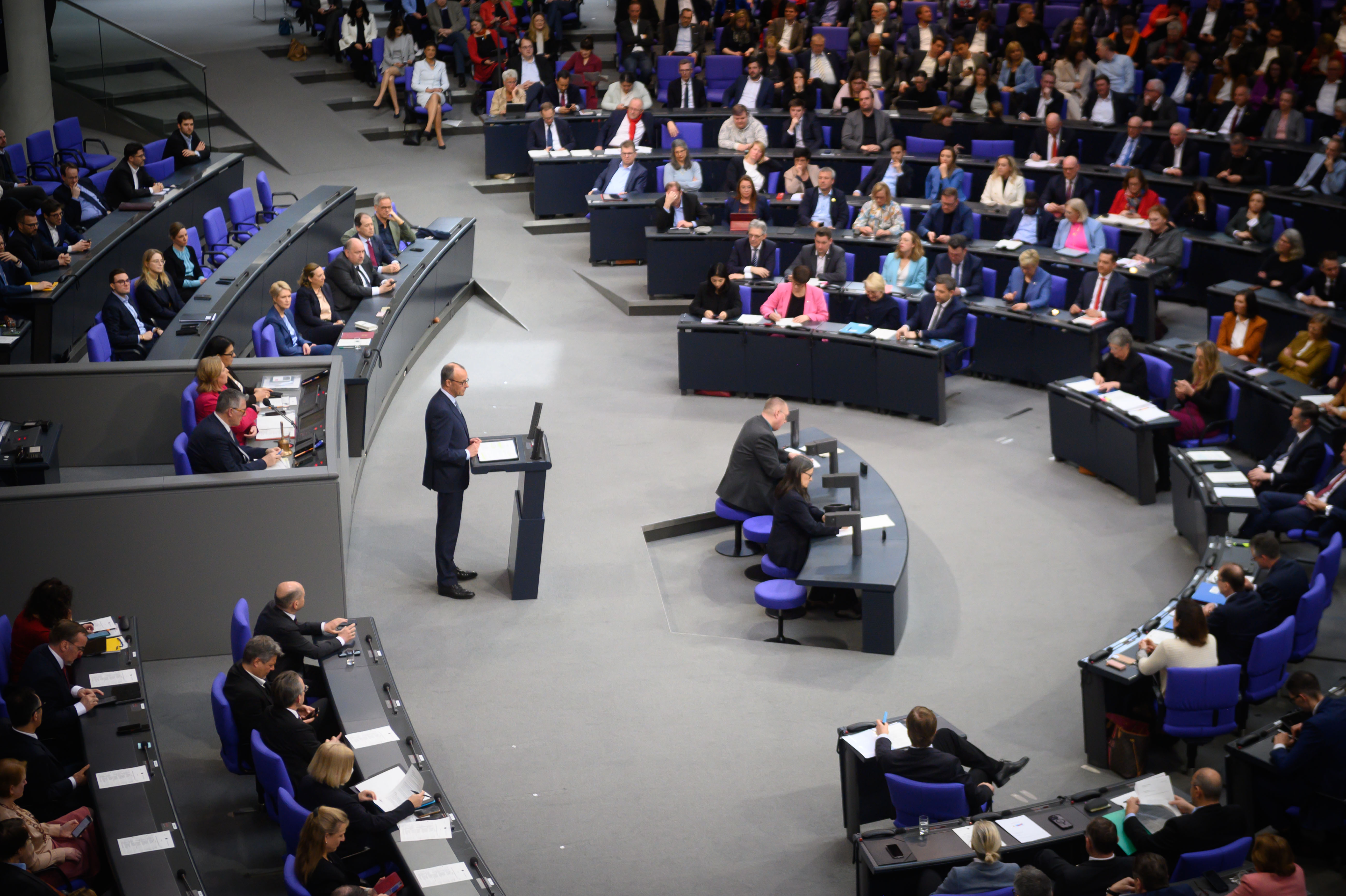 Berlin, Plenarsitzung im Bundestag