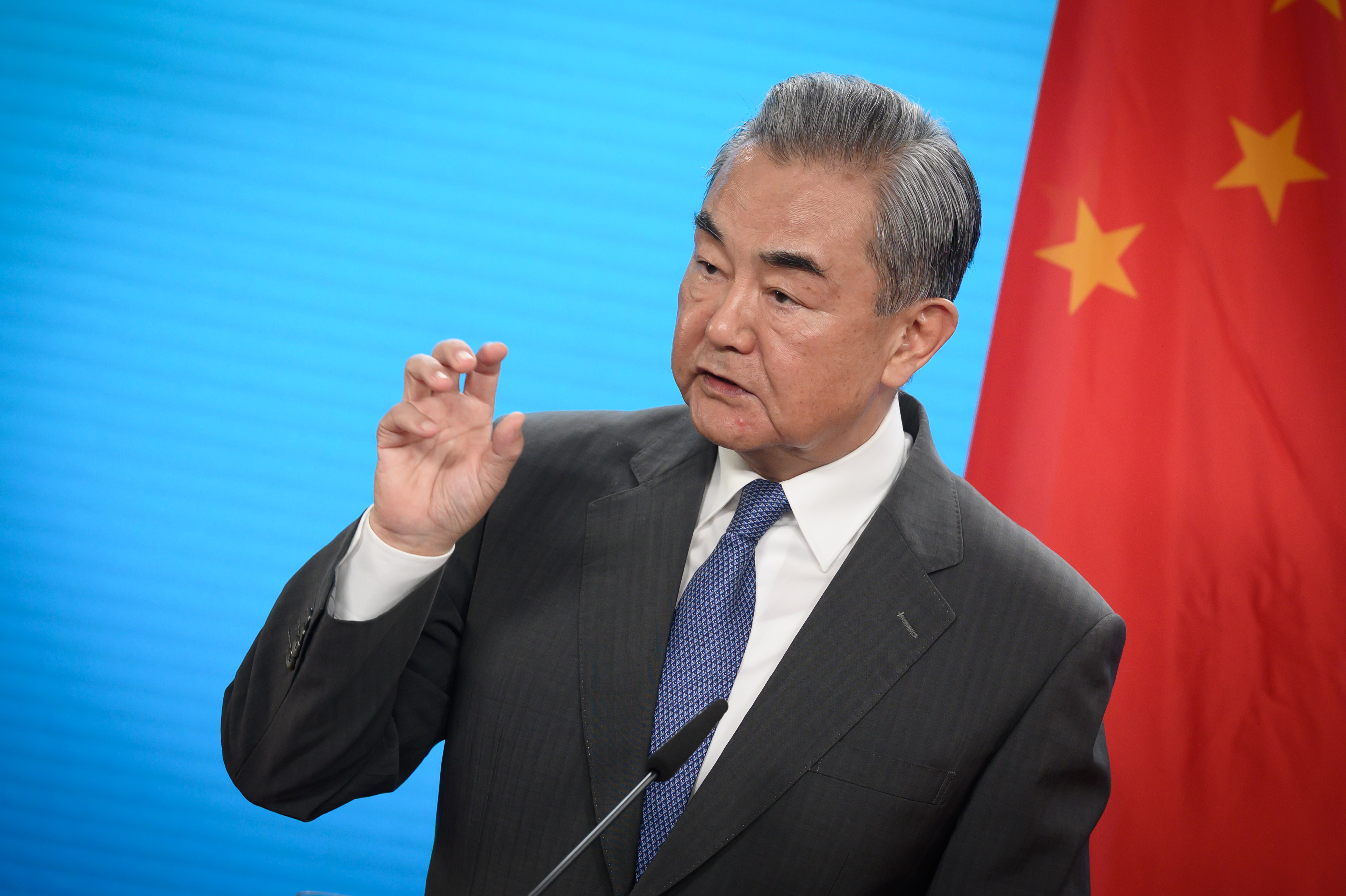 Berlin, Pressebegegnung von Außenminister Johann Wadephul mit d