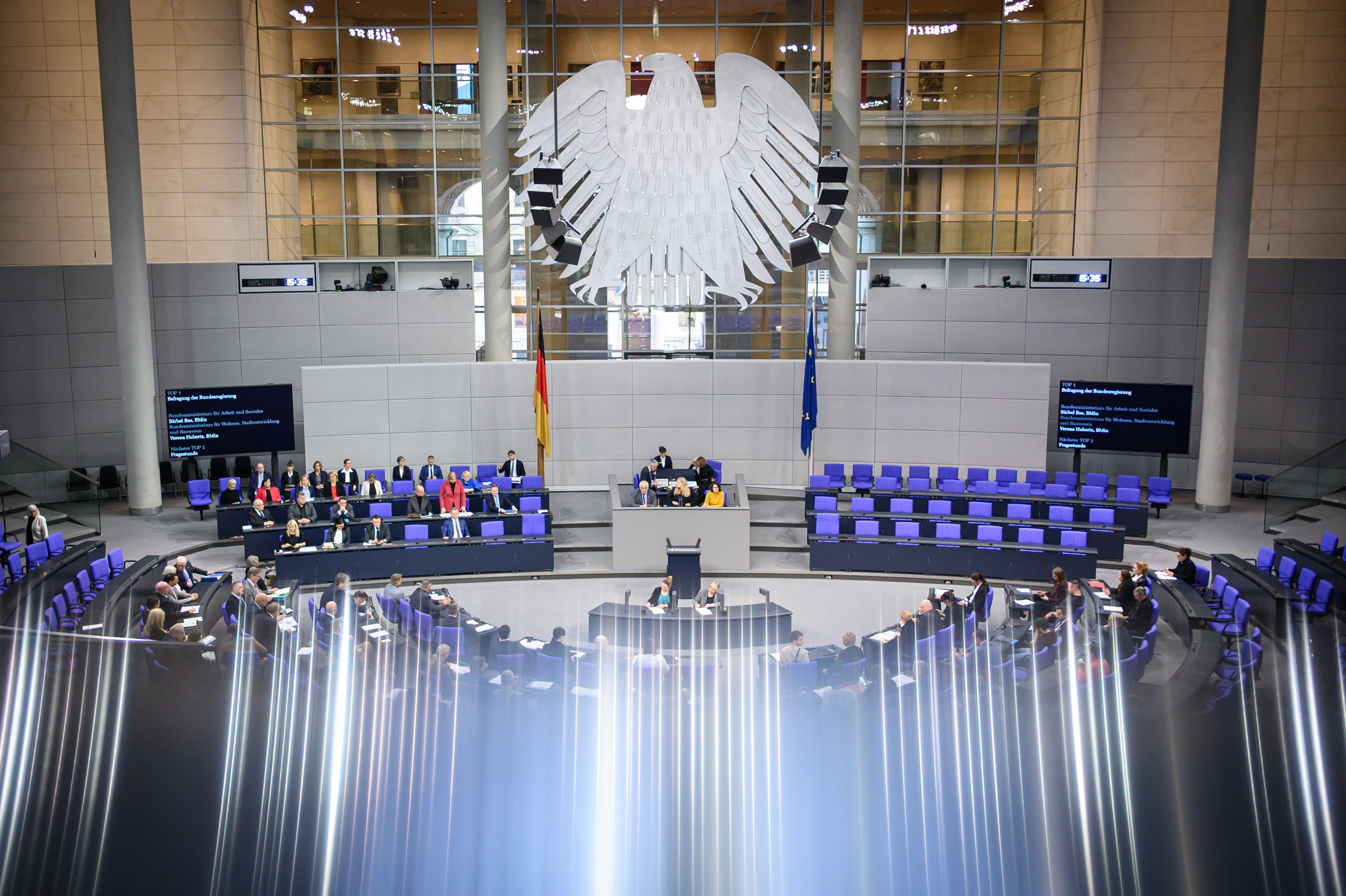 Berlin, Plenarsitzung im Bundestag