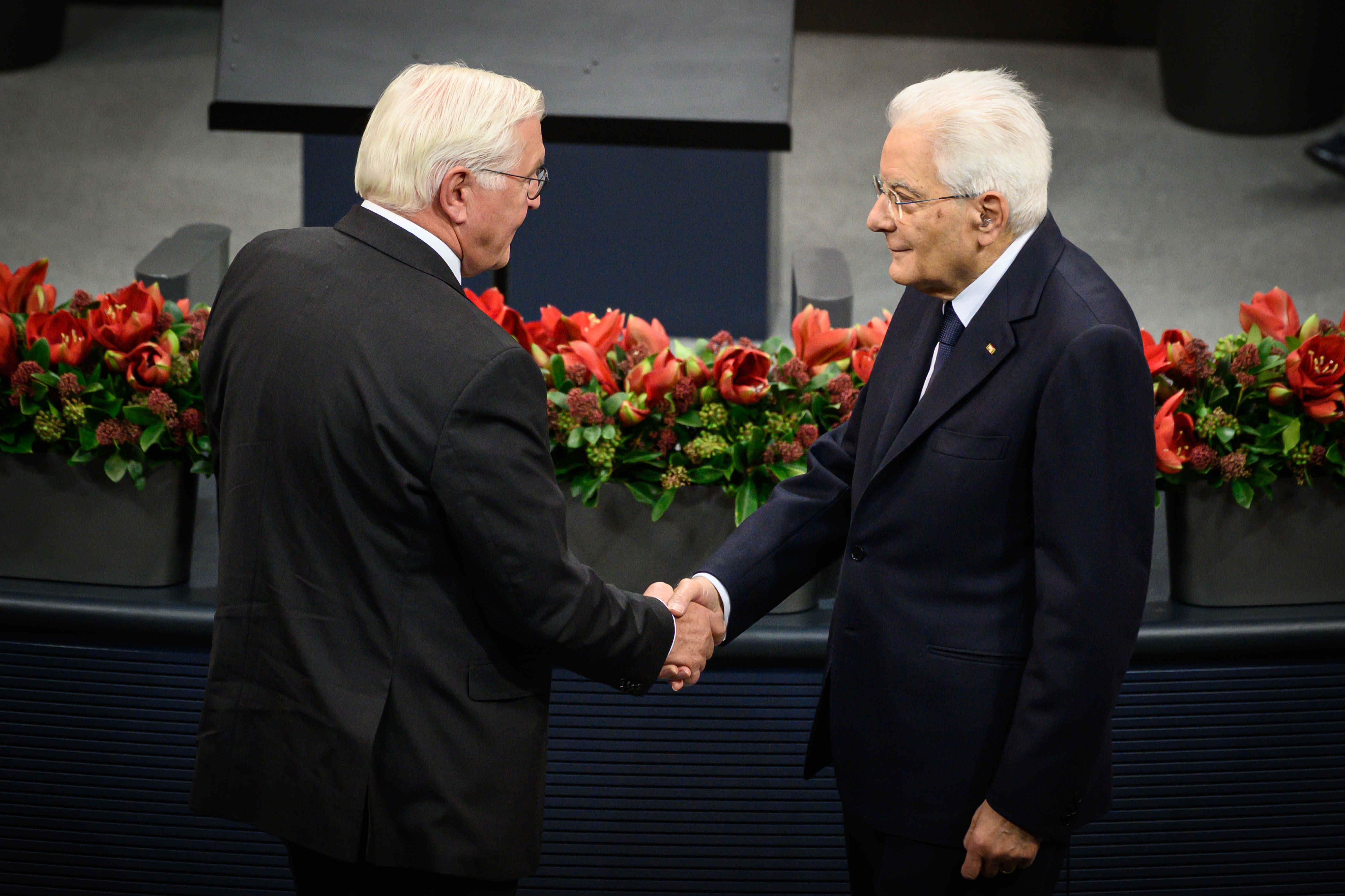 Berlin, Volkstrauertag - Zentrale Gedenkveranstaltung im Bundestag