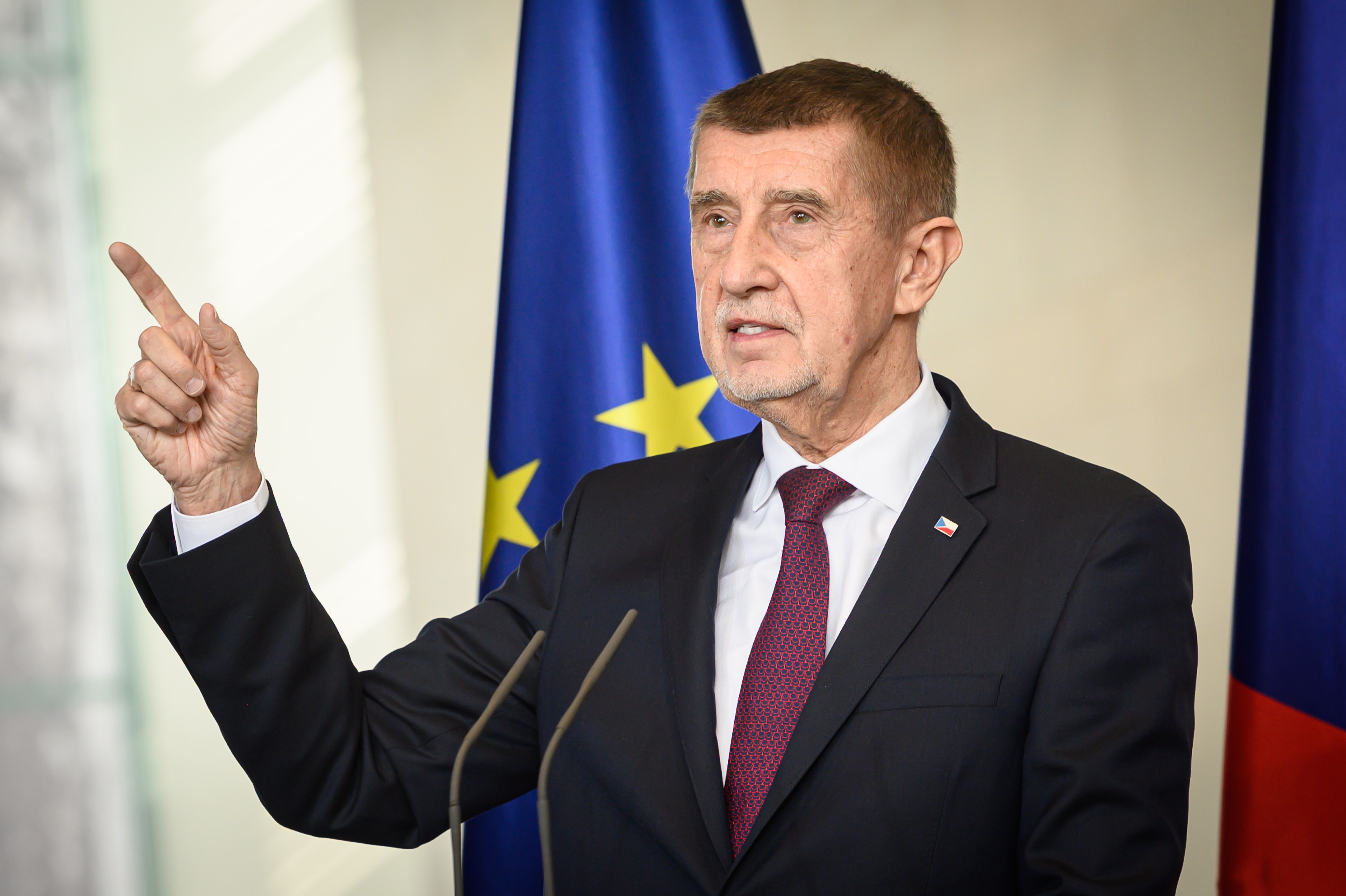 Berlin, Pressekonferenz Friedrich Merz und Andrej Babiš